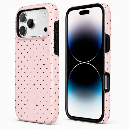 Blush Pebbles | Pink Dot Phone Case