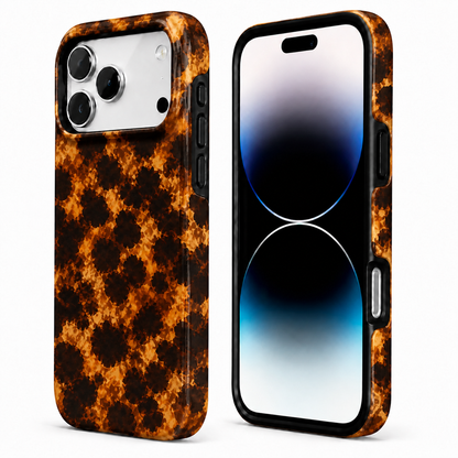 Molten Amber | Abstract Lava Phone Case