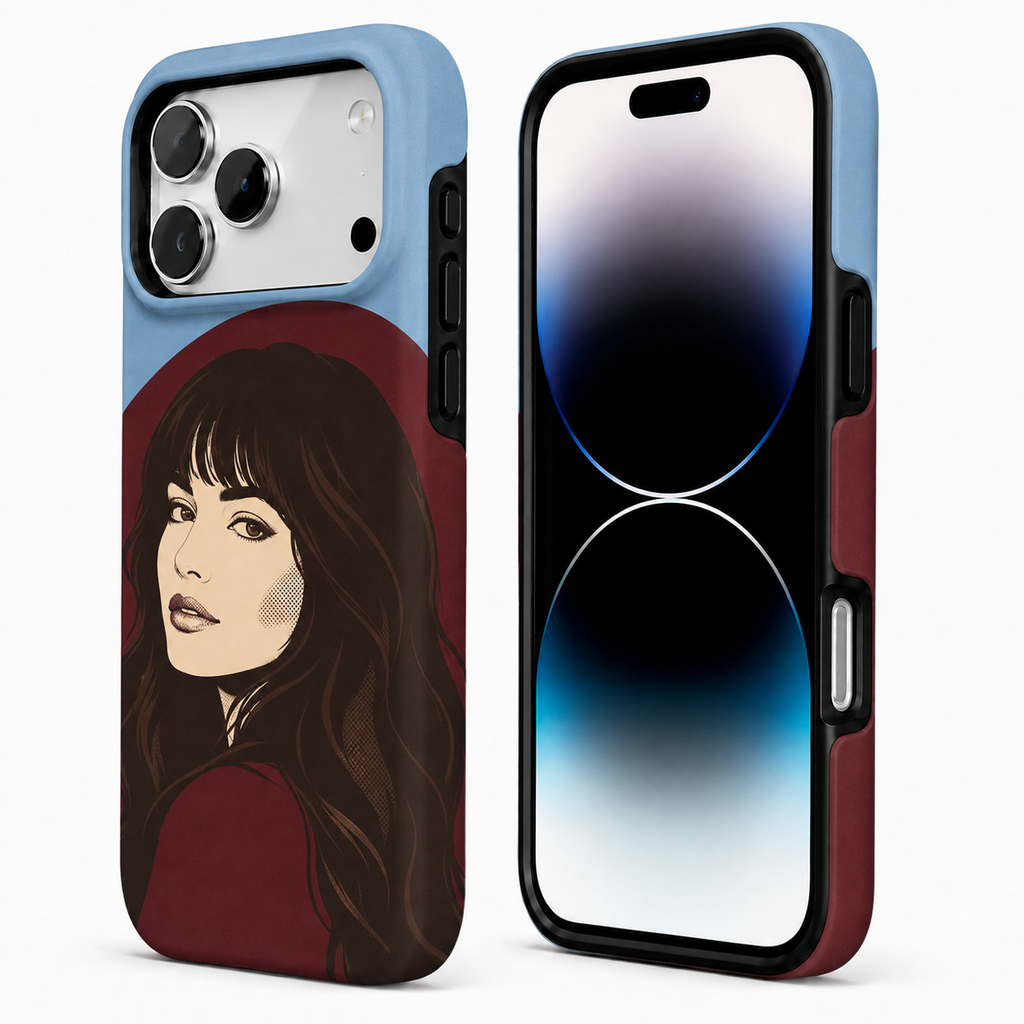 After Hours Muse | Retro Portrait Phone Case