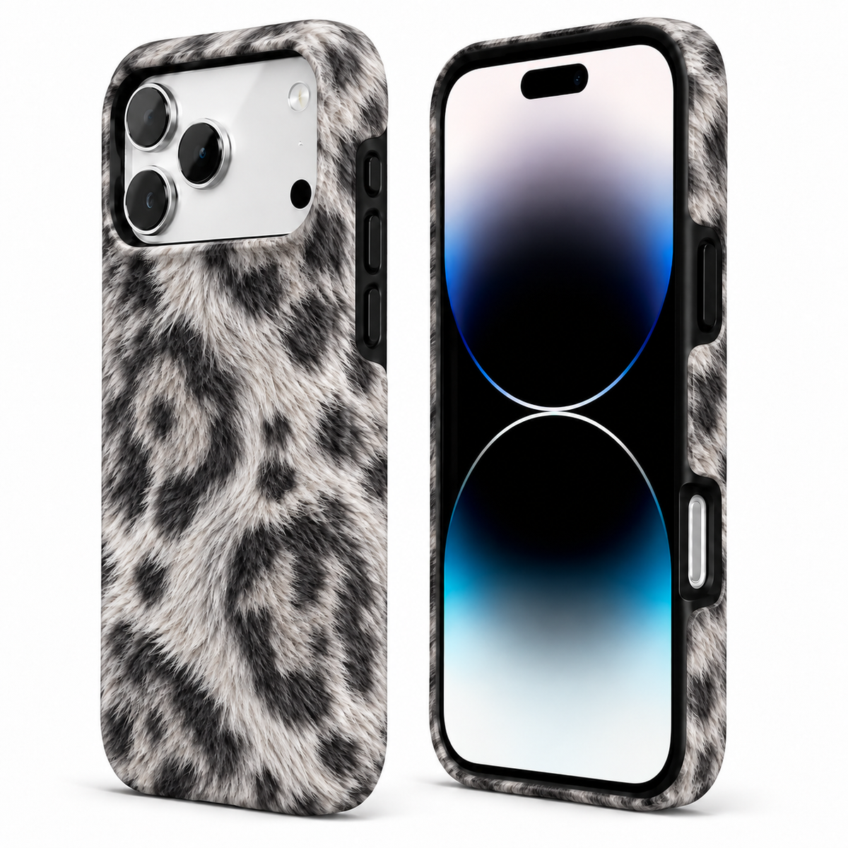 Shadow Pelt | Monochrome Shag Phone Case