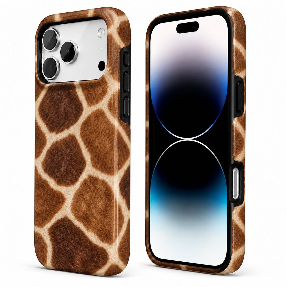 Savanna Grid | Giraffe Print Phone Case