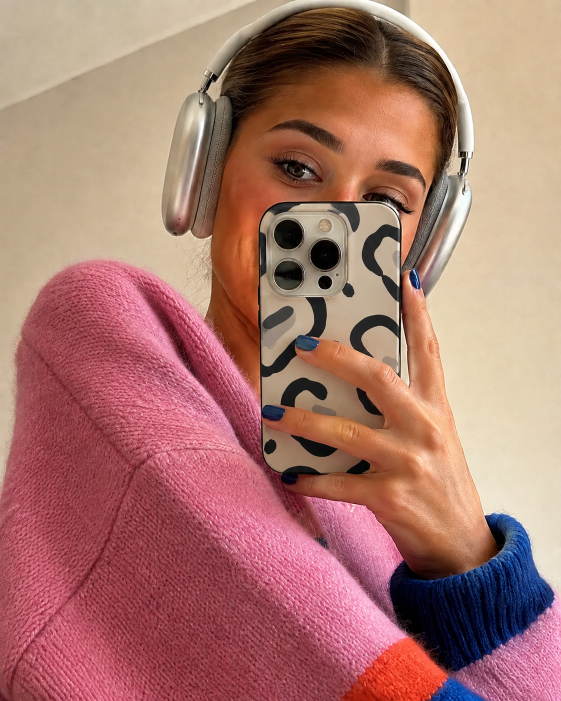 Muse Spots | Neutral Abstract Leopard Phone Case