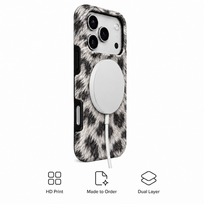 Shadow Pelt | Monochrome Shag Phone Case
