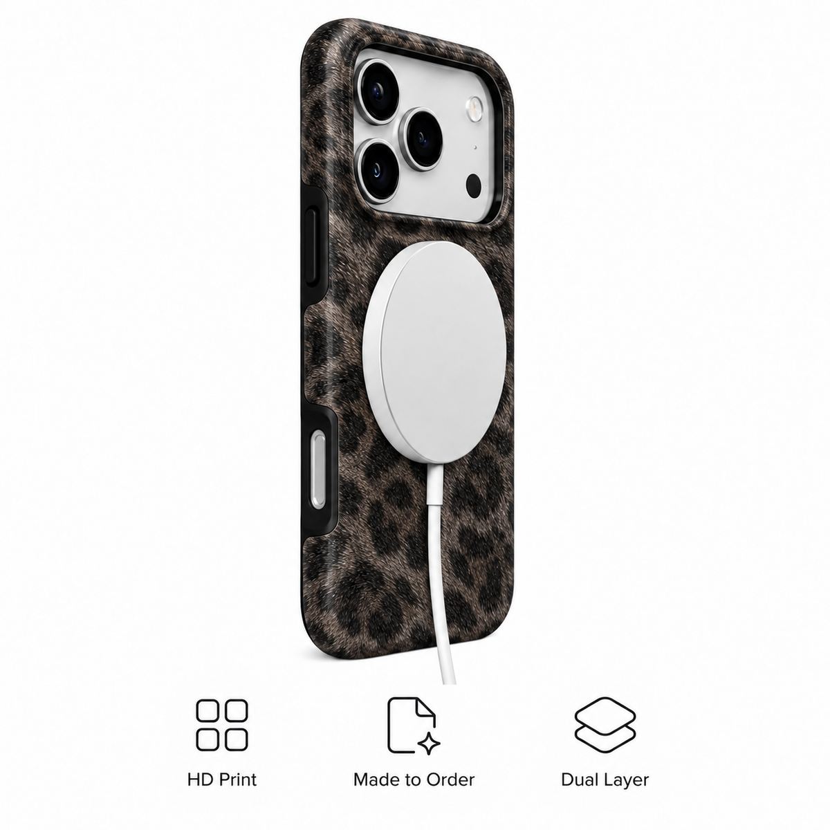 Night Prowl | Dark Leopard Phone Case