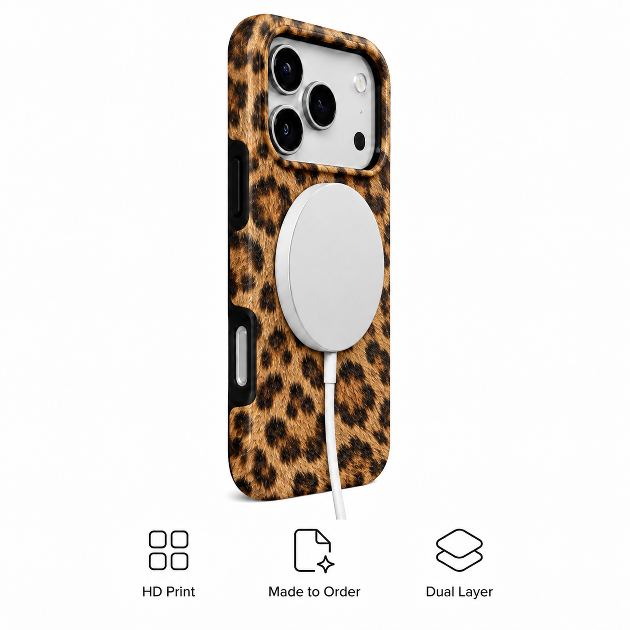Golden Roam | Classic Leopard Phone Case
