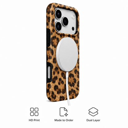 Golden Roam | Classic Leopard Phone Case