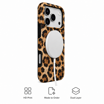 Savanna Fold | Golden Leopard Phone Case