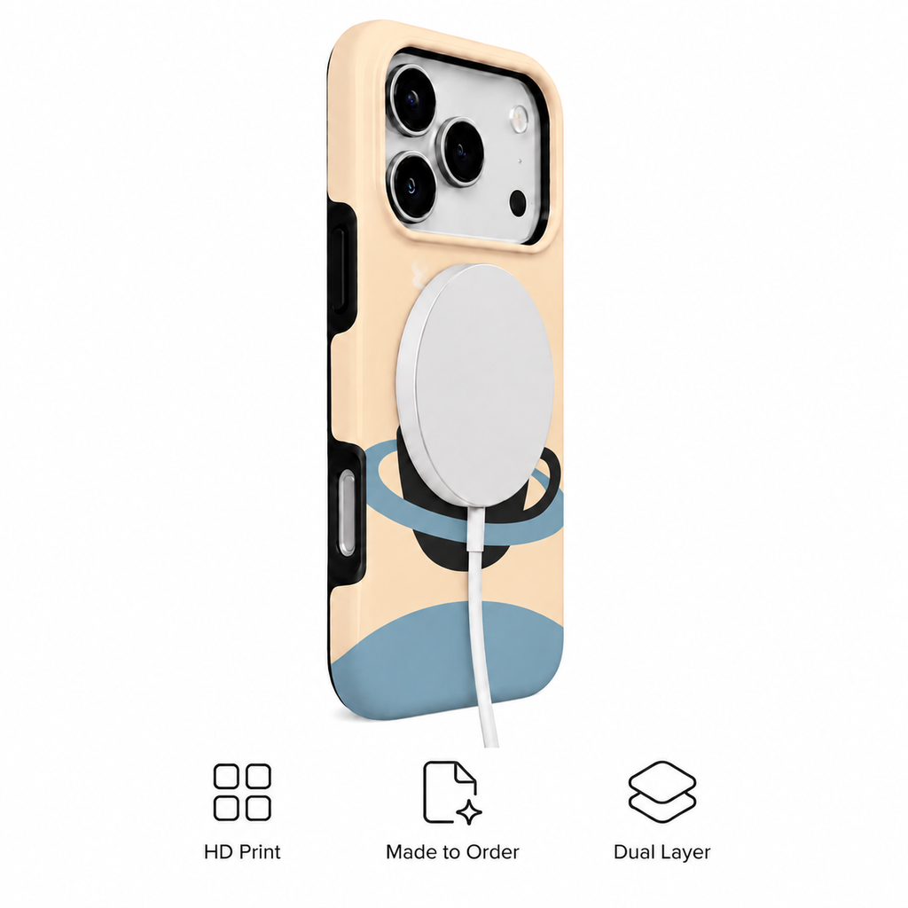 Coffee Orbit | Minimal Coffee Phone Case