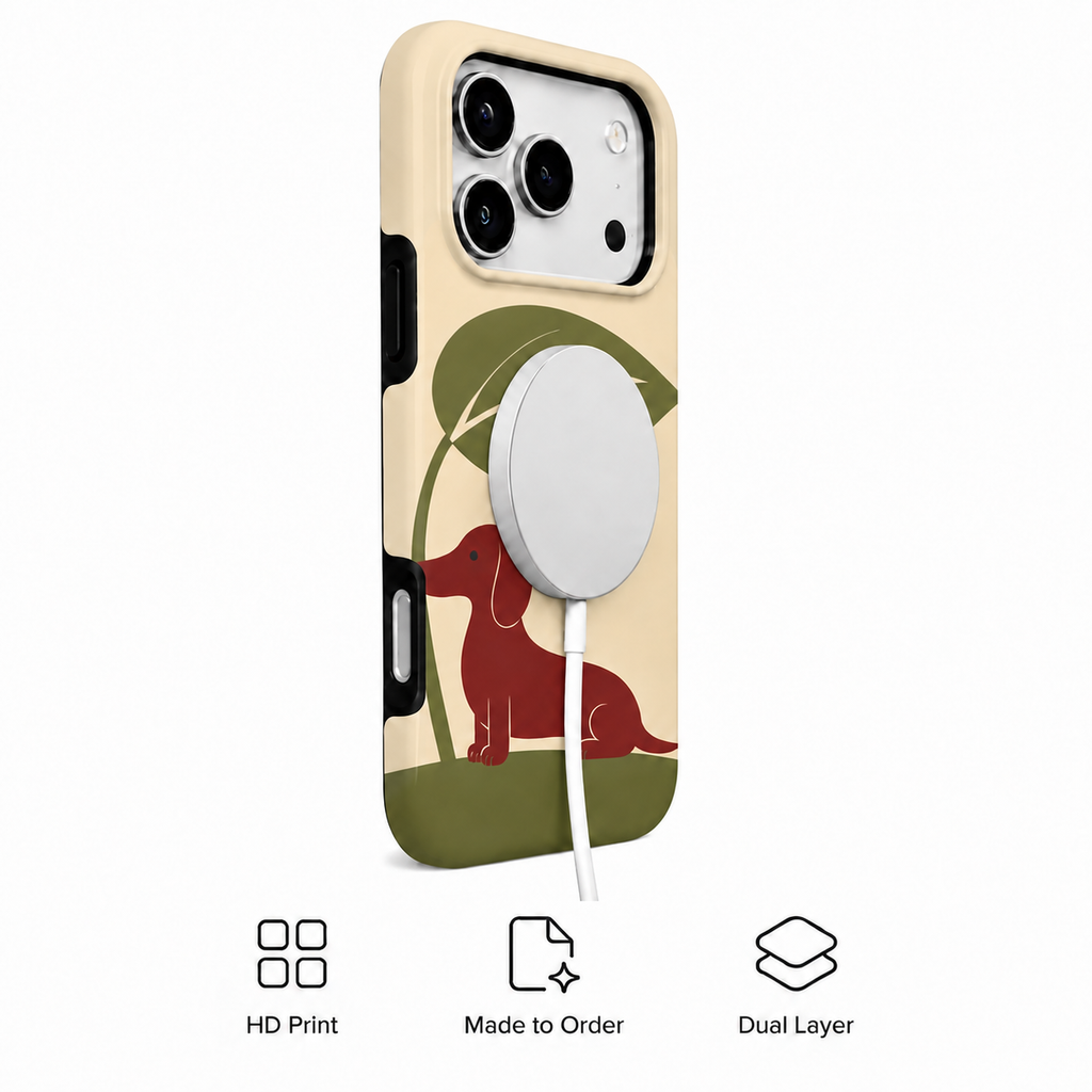 Leafside Pup | Dachshund Phone Case