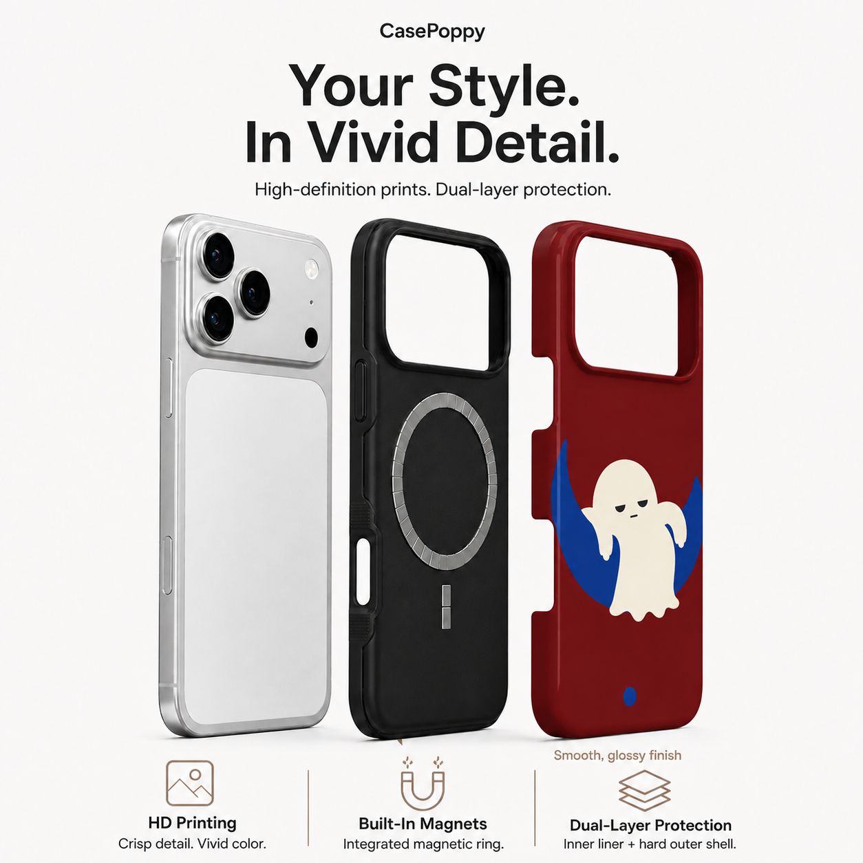 No Thanks, Boo | Grumpy Ghost Phone Case