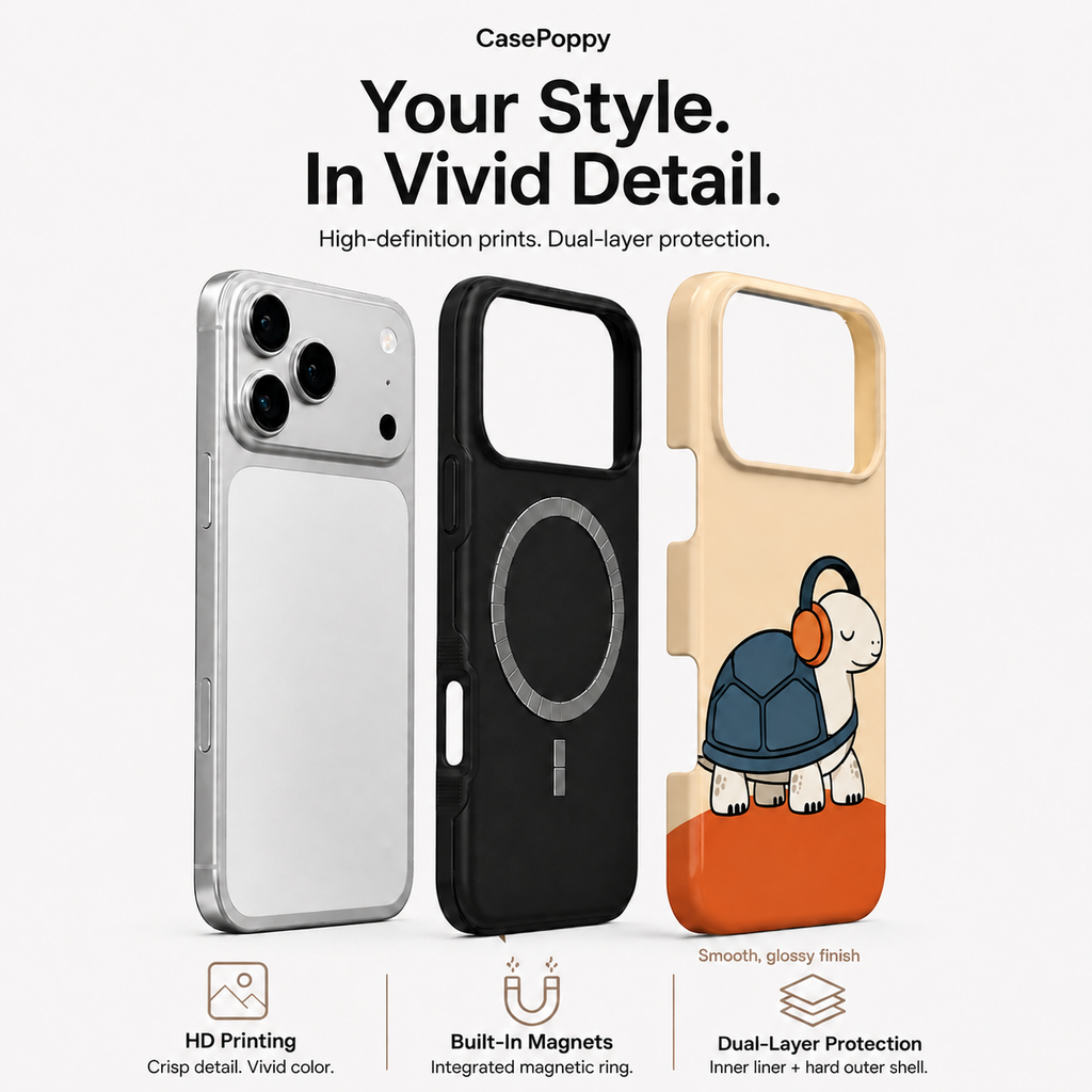 Slow Jams | Headphone Turtle Phone Case