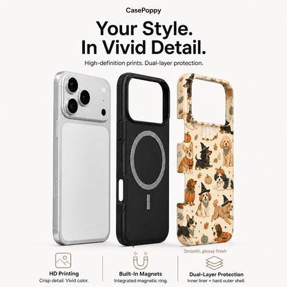 Trick-or-Treat Tails | Halloween Dog Phone Case
