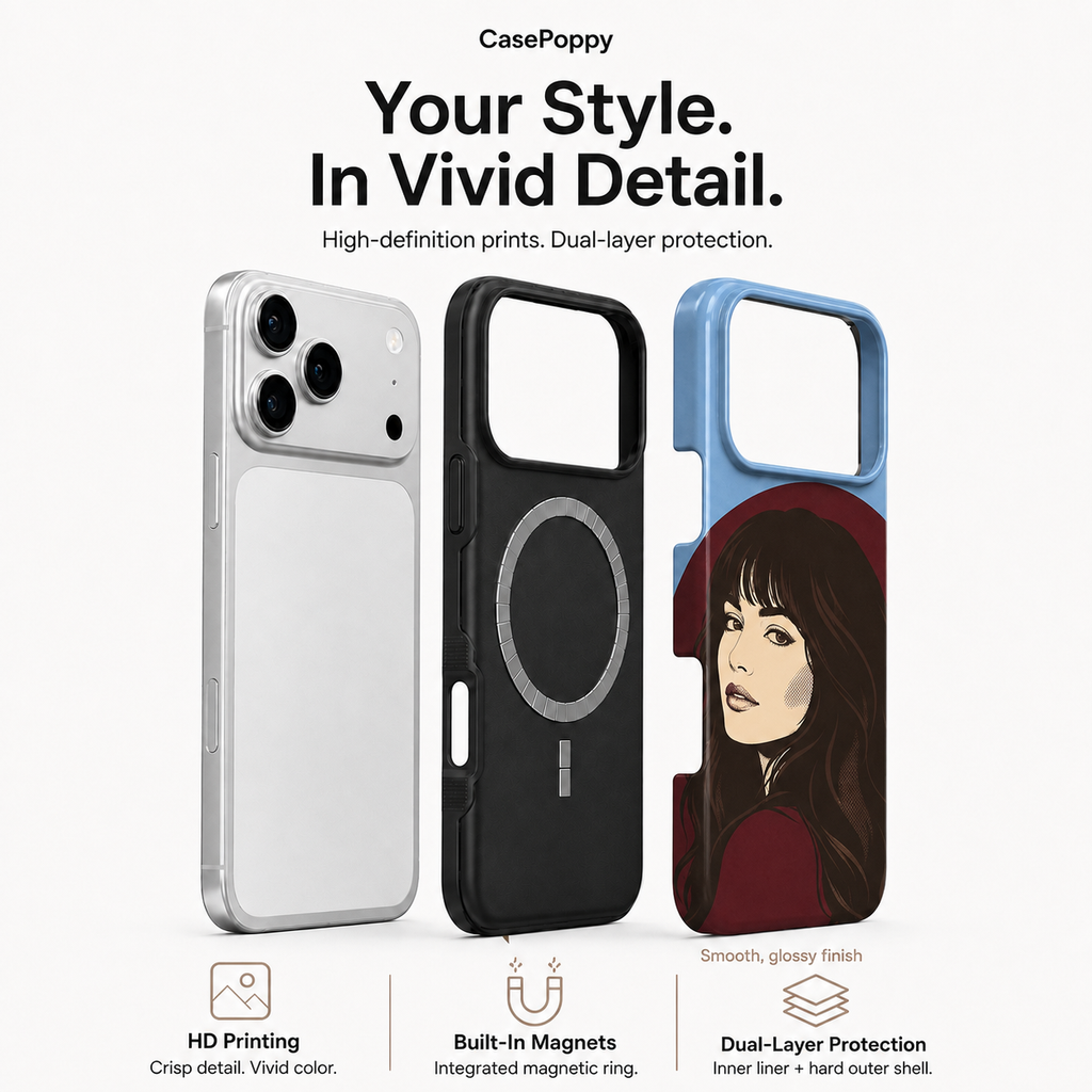 After Hours Muse | Retro Portrait Phone Case