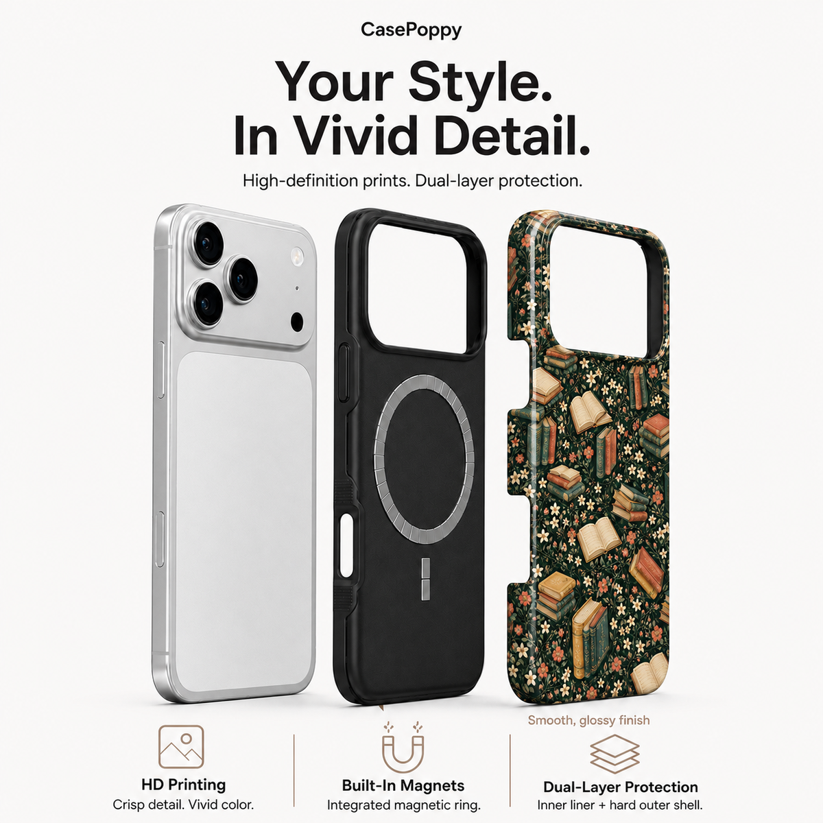 Secret Garden | Books & Vines Phone Case