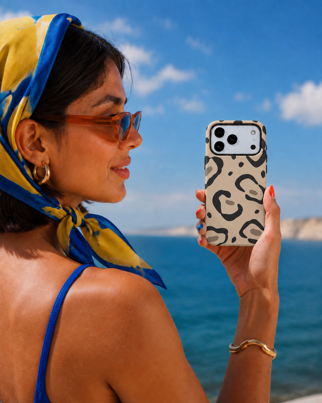 Muse Spots | Neutral Abstract Leopard Phone Case