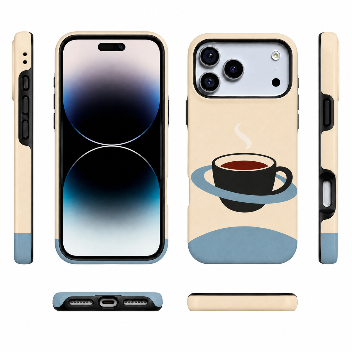 Coffee Orbit | Minimal Coffee Phone Case