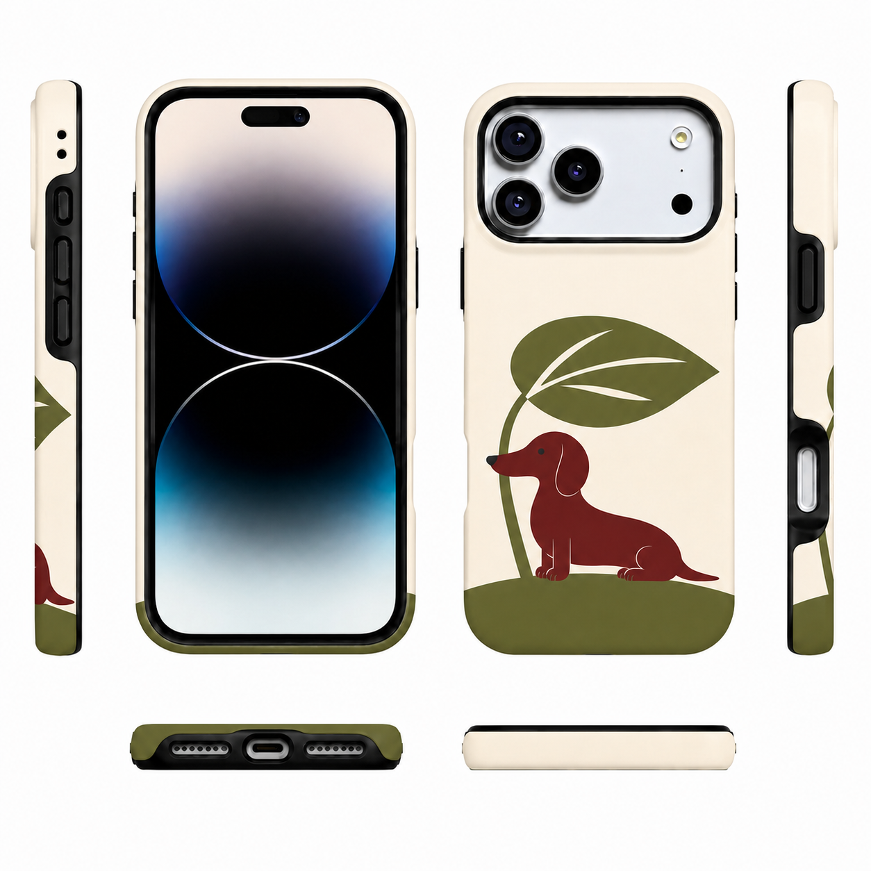 Leafside Pup | Dachshund Phone Case