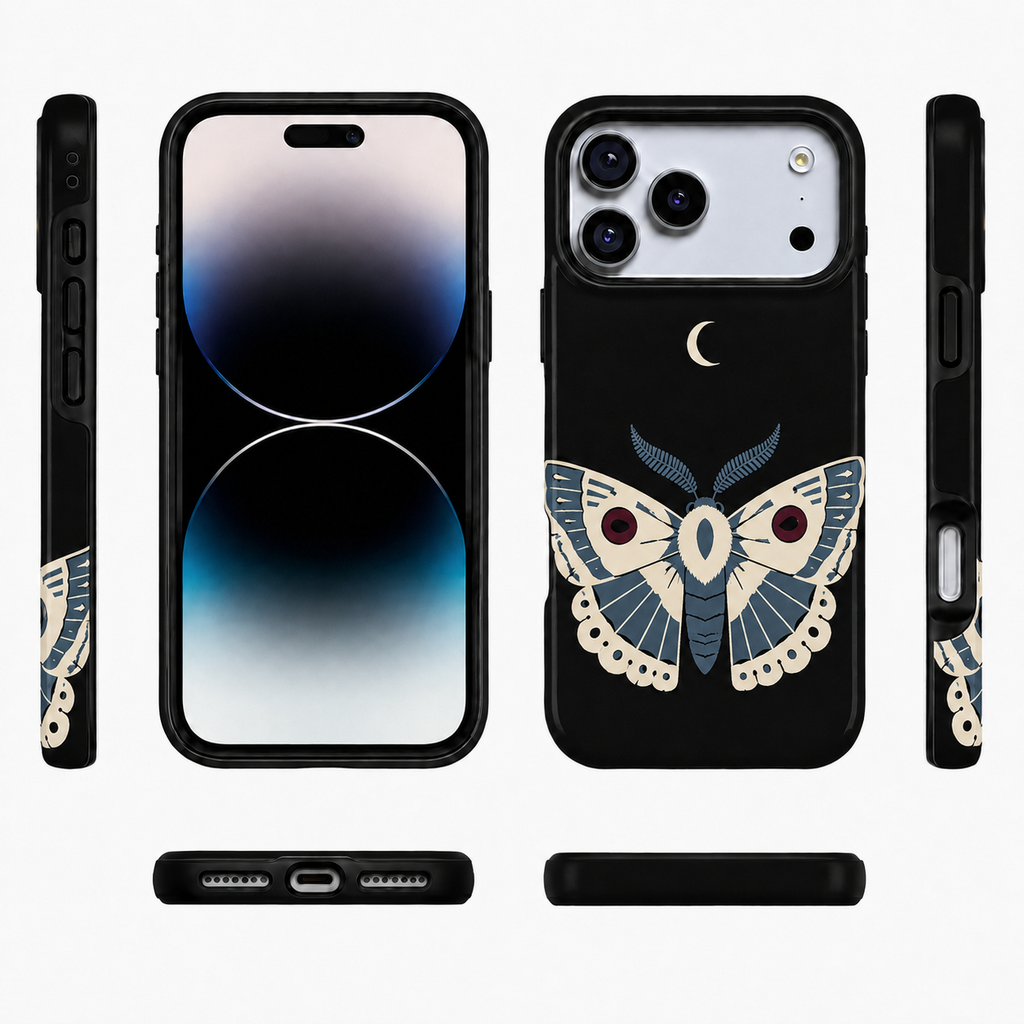 Moon Moth | Midnight Moth Phone Case