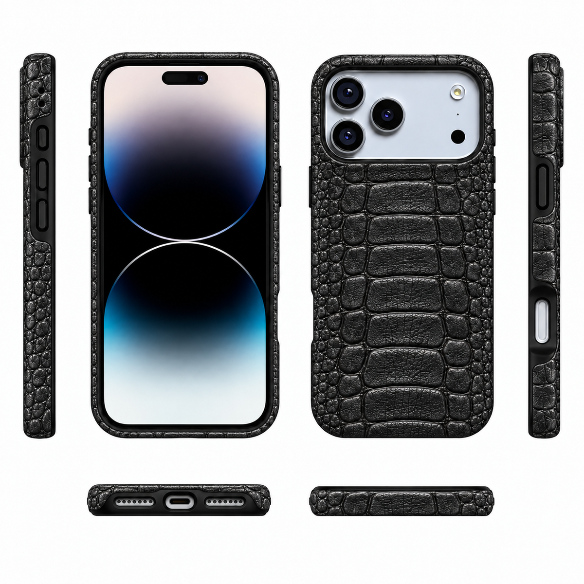 Black Bayou | Crocodile Texture Phone Case