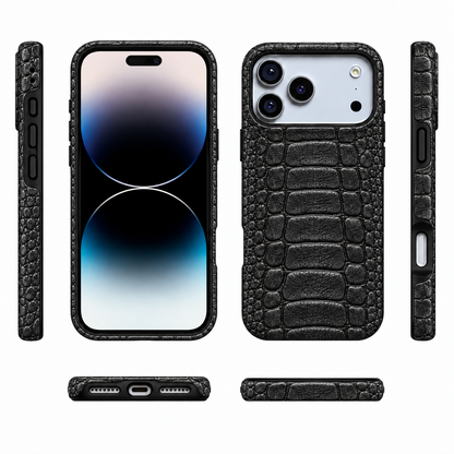 Black Bayou | Crocodile Texture Phone Case