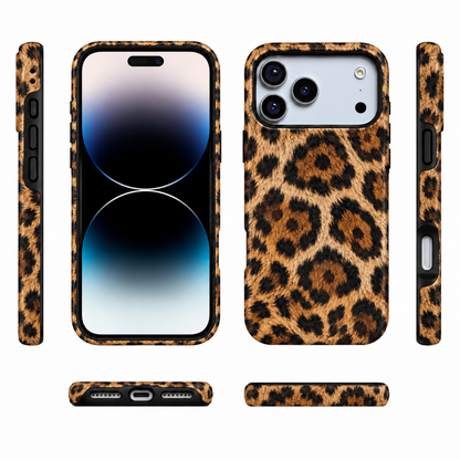 Savanna Fold | Golden Leopard Phone Case