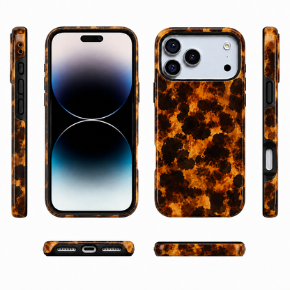 Molten Amber | Abstract Lava Phone Case