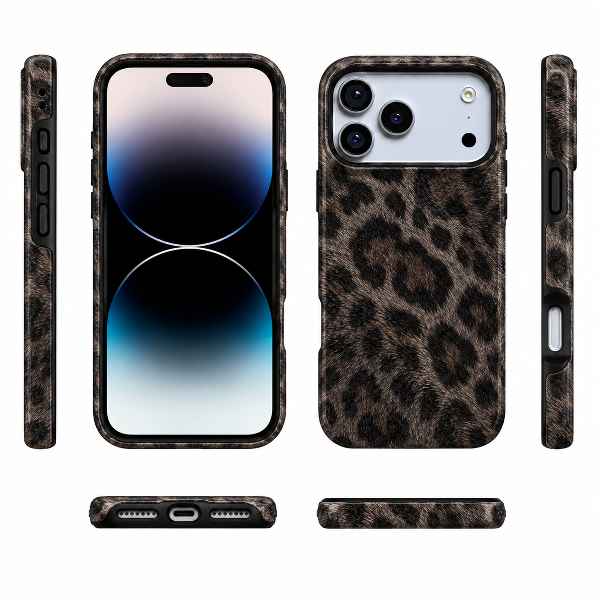 Night Prowl | Dark Leopard Phone Case