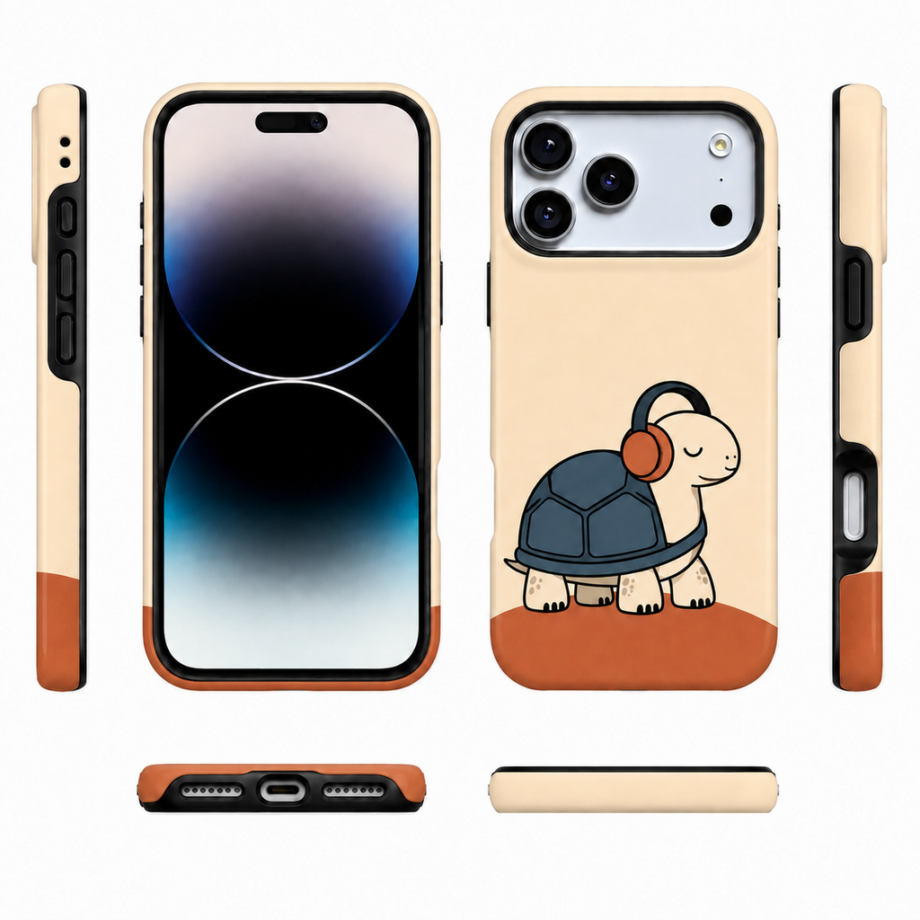 Slow Jams | Headphone Turtle Phone Case