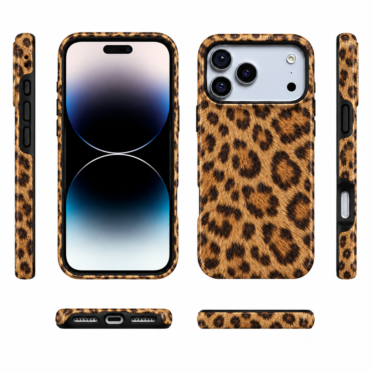 Golden Roam | Classic Leopard Phone Case