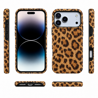 Golden Roam | Classic Leopard Phone Case