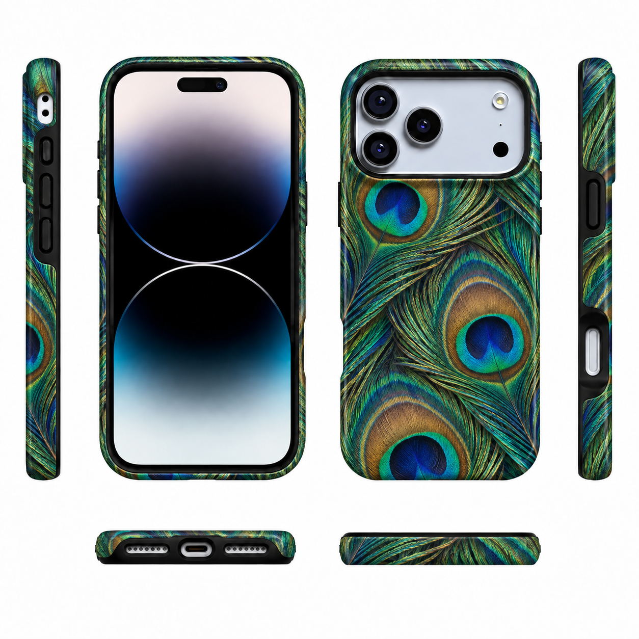 Emerald Eye | Peacock Feather Phone Case