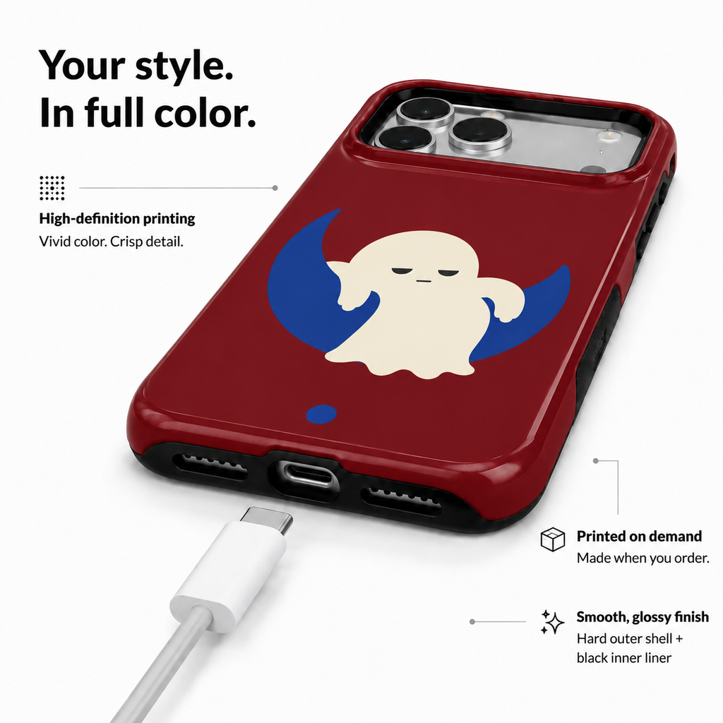 No Thanks, Boo | Grumpy Ghost Phone Case
