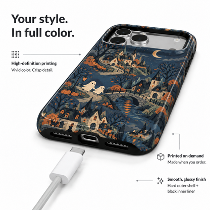 Haunted Crossing | Ghost Castle Phone Case