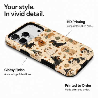 Trick-or-Treat Tails | Halloween Dog Phone Case