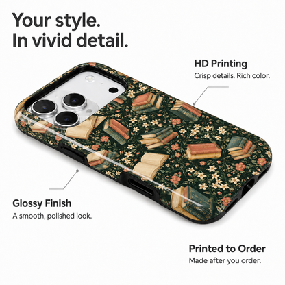 Secret Garden | Books & Vines Phone Case
