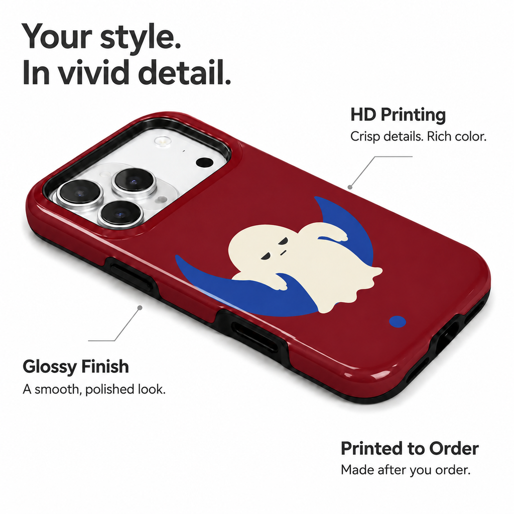 No Thanks, Boo | Grumpy Ghost Phone Case