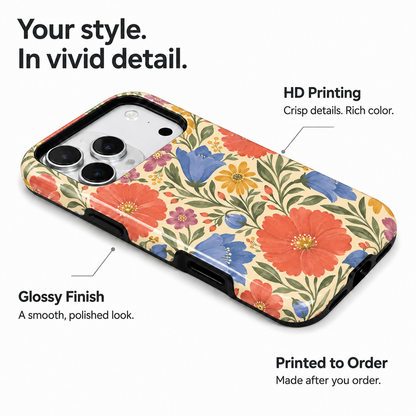 Garden Keepsake | Vintage Floral Phone Case