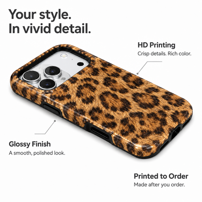 Golden Roam | Classic Leopard Phone Case