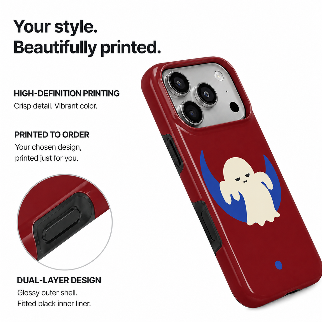 No Thanks, Boo | Grumpy Ghost Phone Case