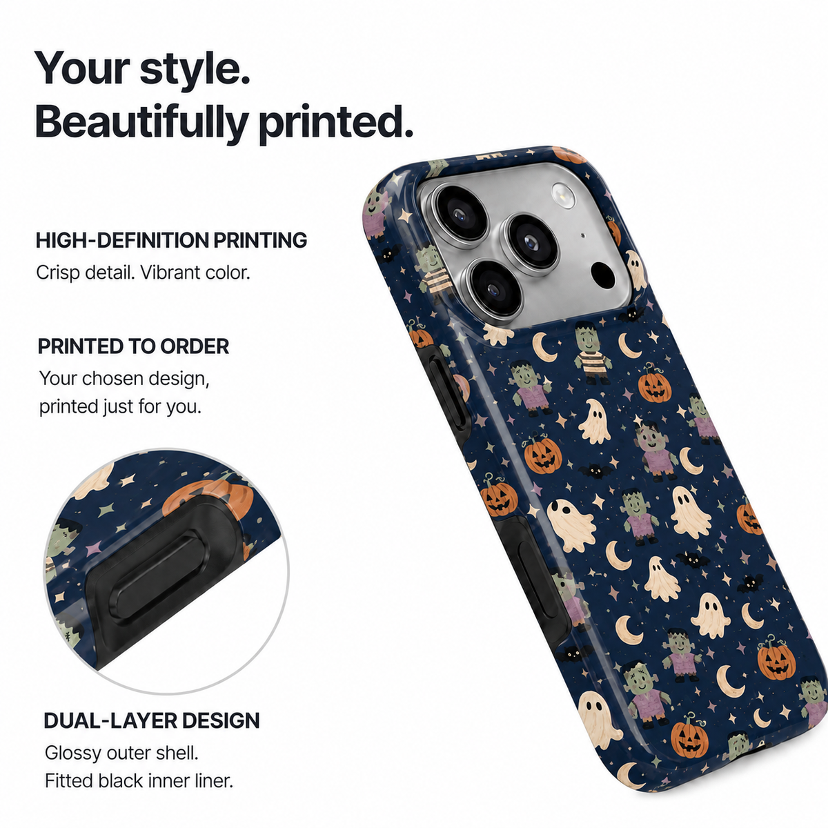 Monster Mash | Watercolor Halloween Phone Case