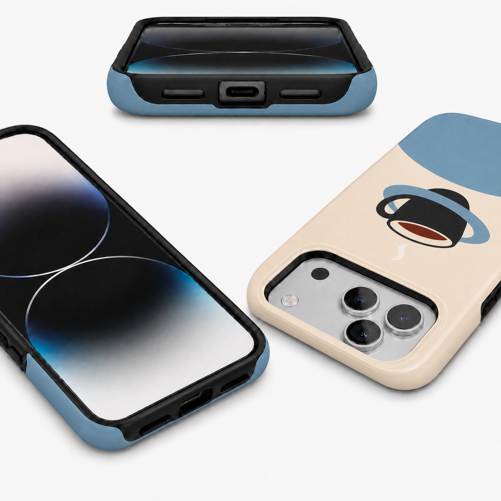 Coffee Orbit | Minimal Coffee Phone Case