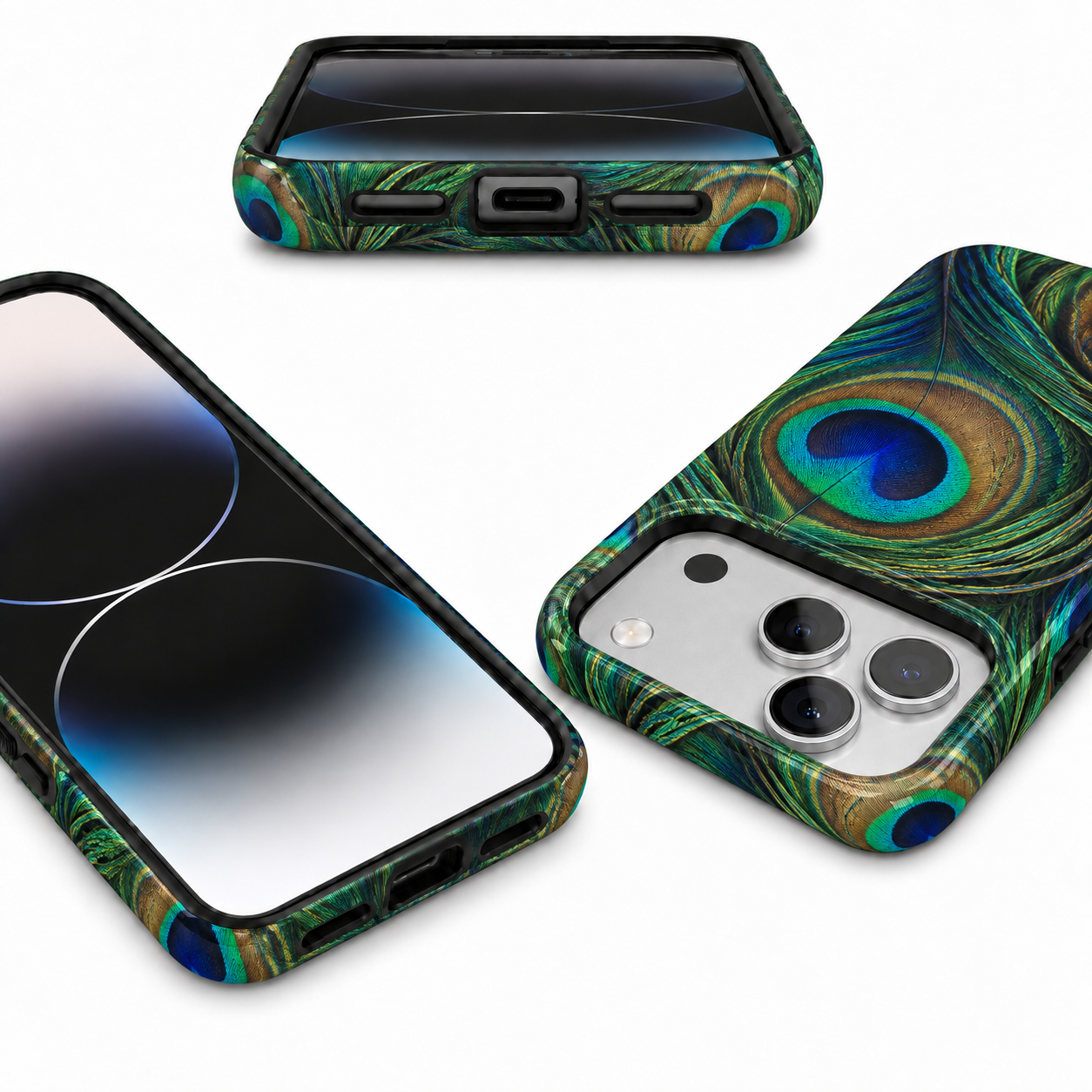 Emerald Eye | Peacock Feather Phone Case