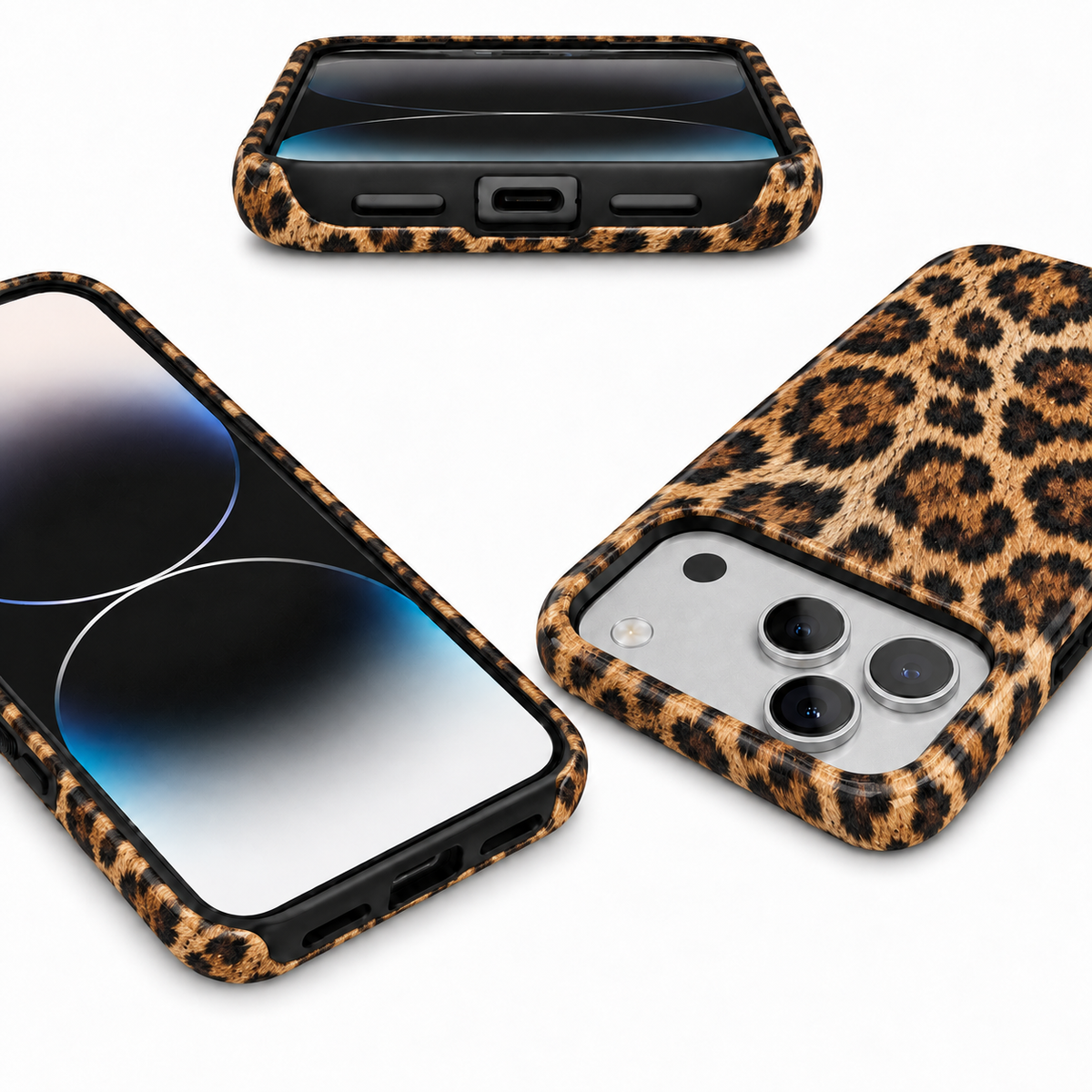 Savanna Fold | Golden Leopard Phone Case