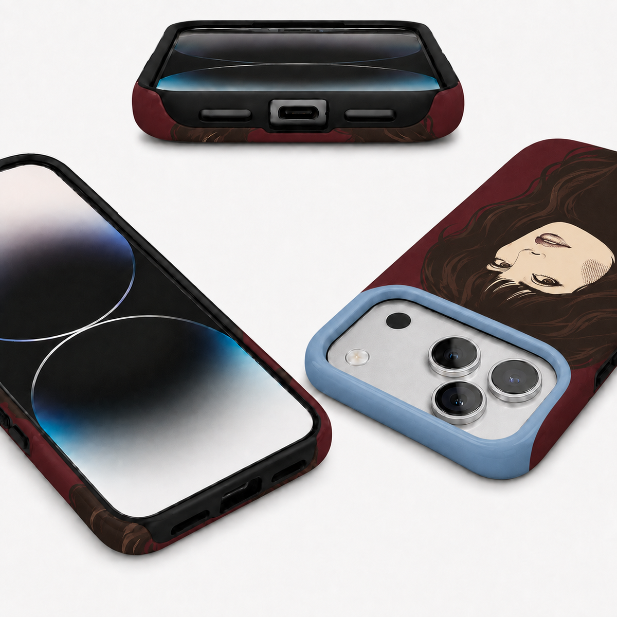 After Hours Muse | Retro Portrait Phone Case