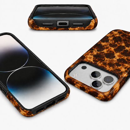 Molten Amber | Abstract Lava Phone Case