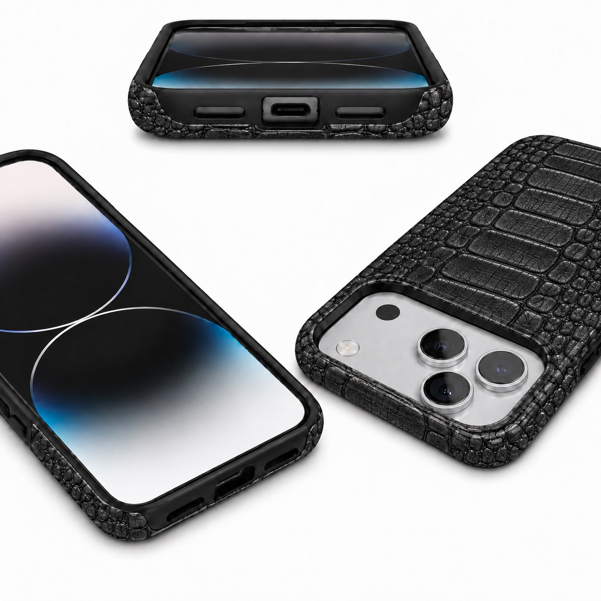 Black Bayou | Crocodile Texture Phone Case