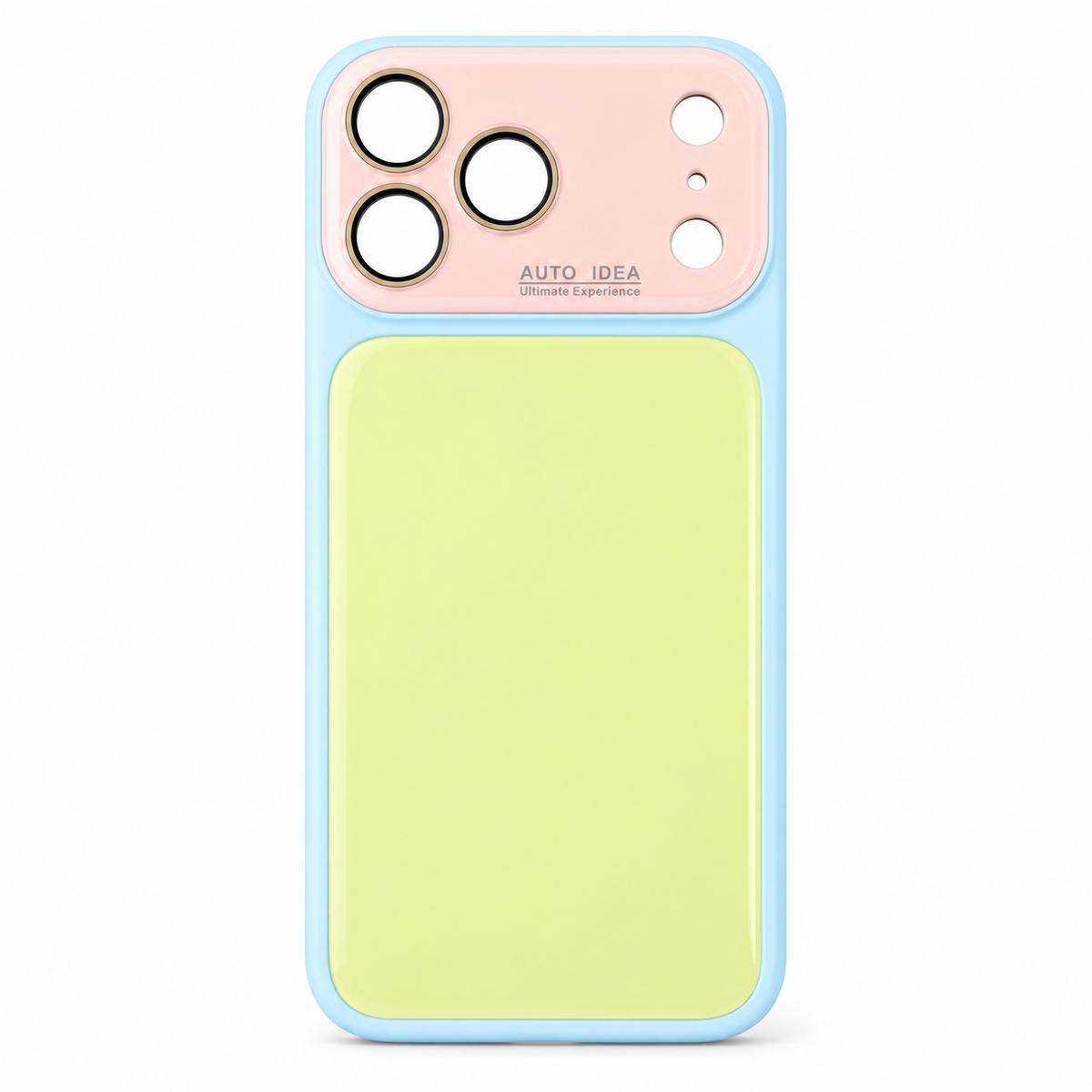 Glossy colorblock phone case in playful colors, view 12