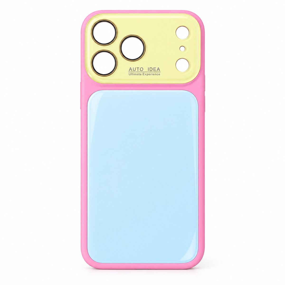 Glossy colorblock phone case in playful colors, view 13