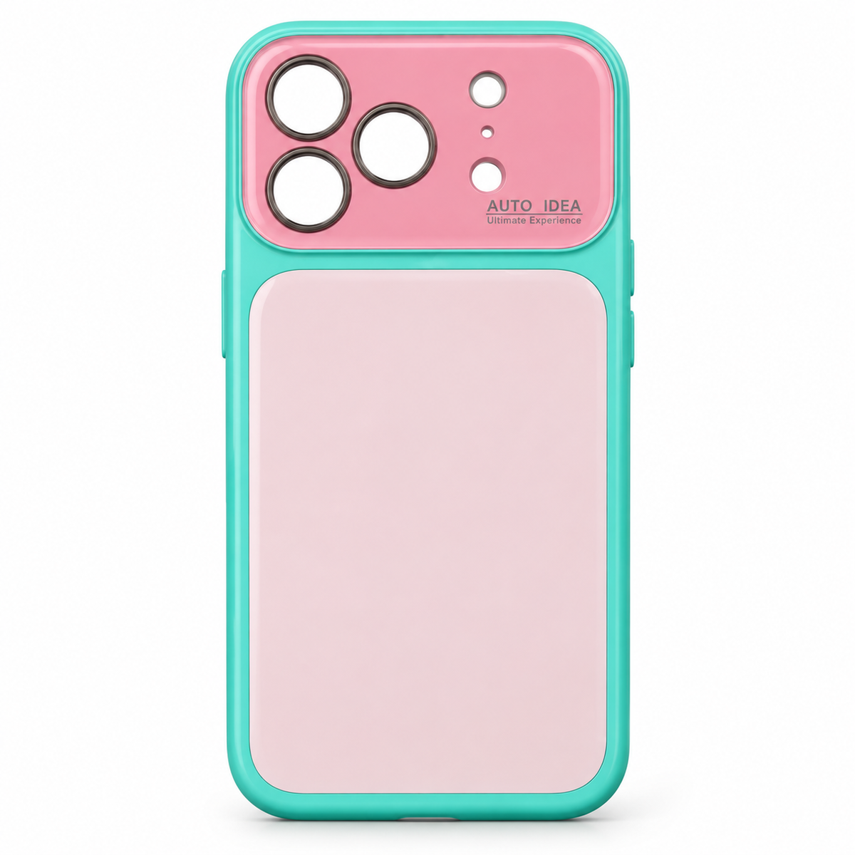 Glossy colorblock phone case in playful colors, view 15