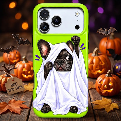 Acid Boo | Neon Ghost French Bulldog Phone Case
